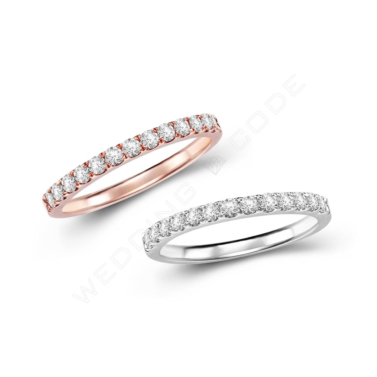 ｜WEDDING CODE｜★0.24 克拉線戒 4661玫瑰金